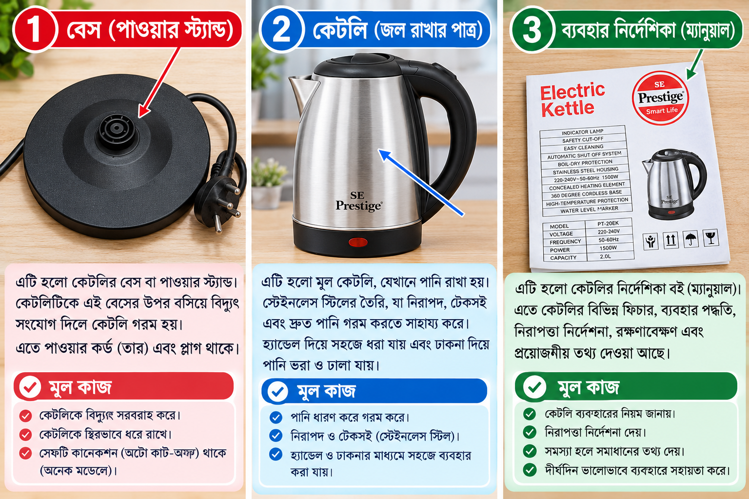 Prestige Electric Kettle - Image 2