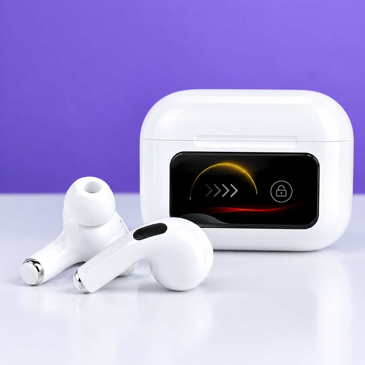 ANC/ENC Smart Screen Wireless Earbuds (Touch Control) - Image 2