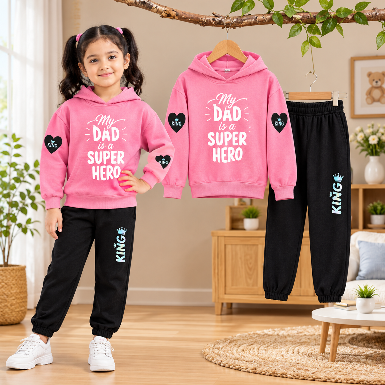 Kids Fleece Sweatshirt - Soft Inside | Color Fast | Premium Embroidery - Image 2